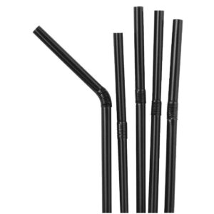 PAJITA FLEXIBLE NEGRA PAQ 1000 UND
