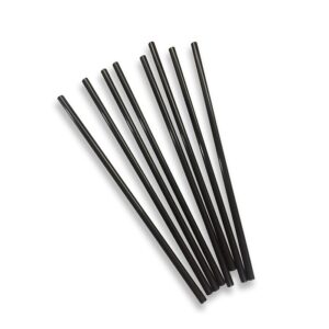 PAJITA GRANIZADO NEGRA PAQ 500UND