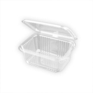 ENVASE CON TAPA RECTANGULAR PP2000 PAQ 50 UND