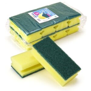 SALVAUÑAS FIBRA VERDE CORTADO PACK 10 UNDS 7X14